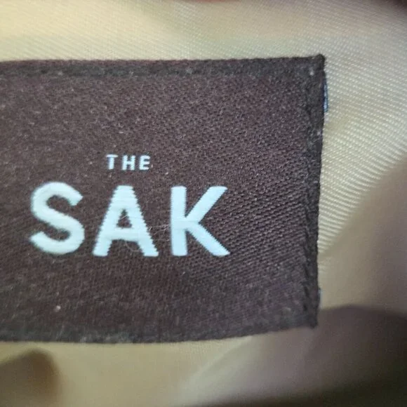 The Sak Black Cream Woven Double Handle Shoulder Bag - Picture 6 of 9